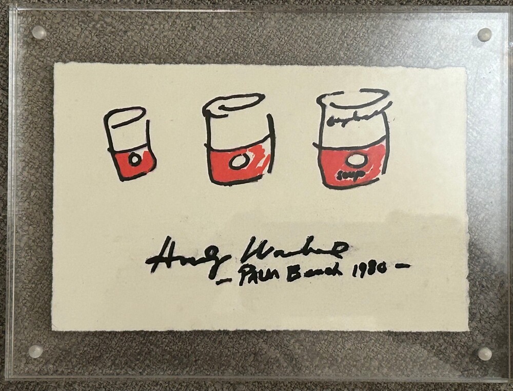 Andy Warhol - 1980 Signed Soup Cans
